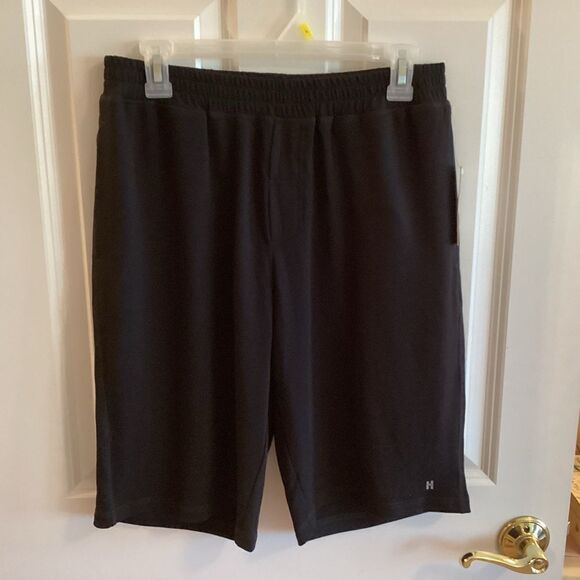 NWT. HUE Brand Women’s Size Medium Black  Jersey Knit PJ Shorts - Picture 1 of 10